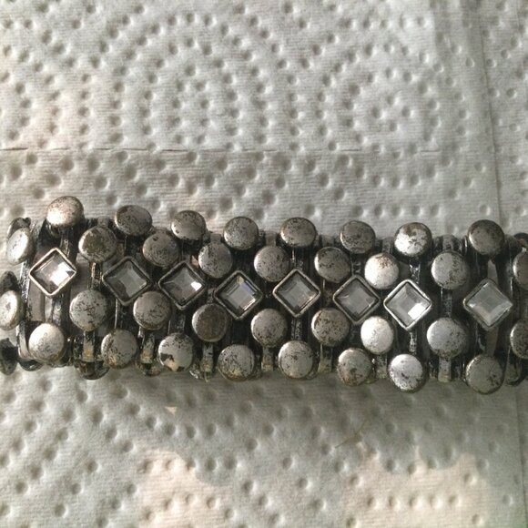 Women's bracelet metal vintage elastic - Picture 3 of 7